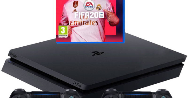 Ps4 with fifa 20 deals and 2 controllers